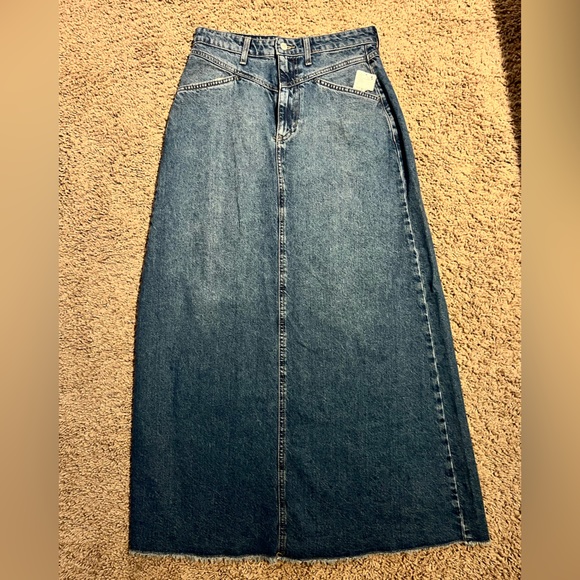 We The Free Come As You Are Denim Maxi Skirt - Picture 4 of 4